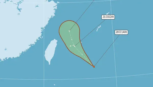 快訊/又有熱帶低壓生成！日本氣象廳：恐升格「西馬隆颱風」　降雨高峰期曝