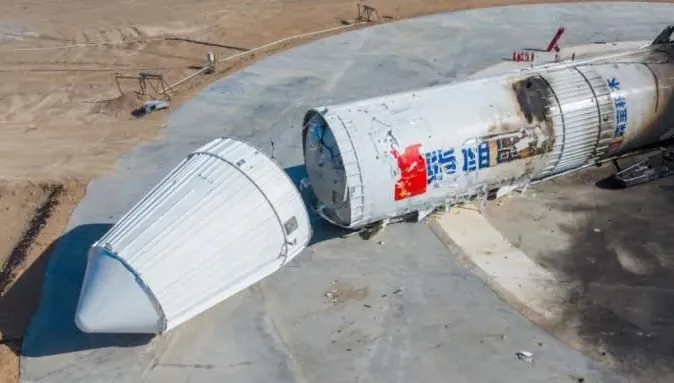 陸民營火箭「星雲一號」著陸受損　首次回收試驗未完全成功