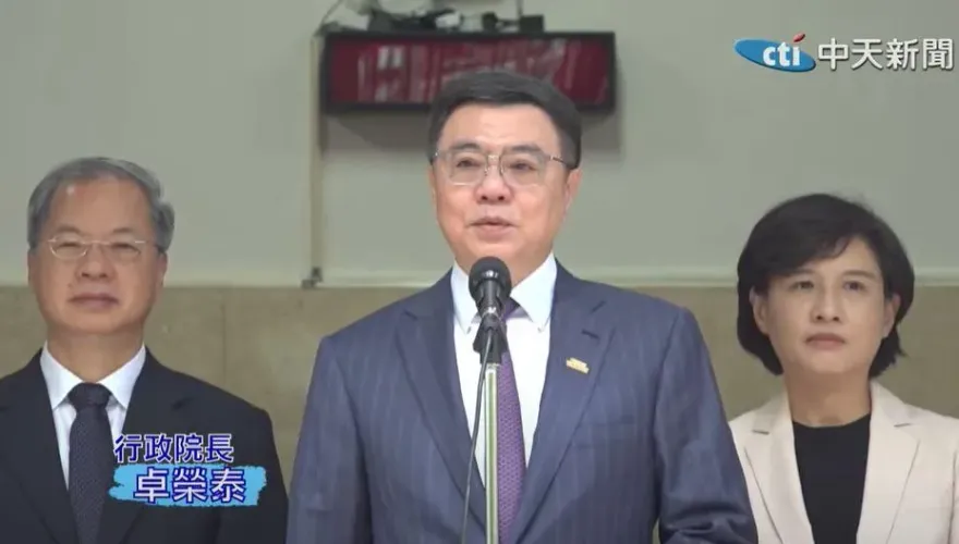 影/卓榮泰邀韓國瑜會商　「認為韓院長會在國家需要時要挺身而出」