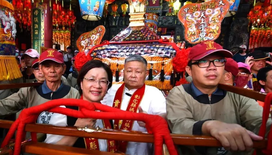 賜福信眾！彰化媽祖祈福文化節聯合遶境　接駕熱鬧滾滾宛如嘉年華會