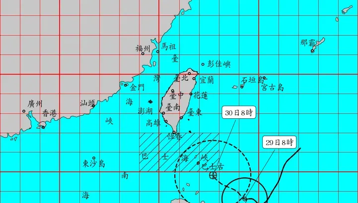 山陀兒最快深夜發陸警！恐轉中颱「東半部地區」首當其衝　9/30豪雨炸大台北