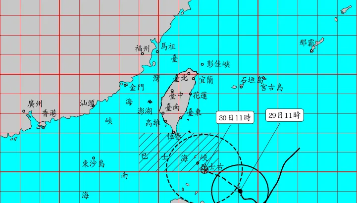 山陀兒11:00增強為中颱！移動慢、暴風圈擴大　北走雨量恐暴增