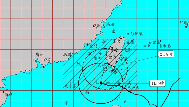 山陀兒北轉滯留中！　陸警範圍增加雲林、澎湖
