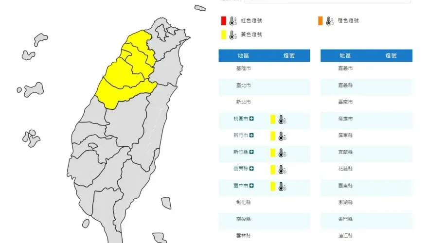 快訊/山陀兒真乖張！環流沉降　5縣市白天高溫上看36度