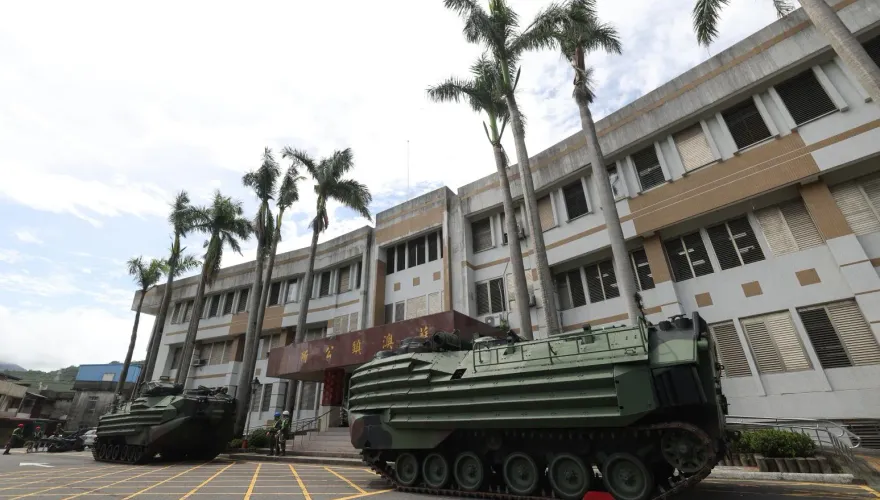 第6軍團完成山陀兒颱風災防整備　AAV7兩棲突擊車進駐蘇澳