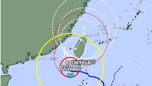 強颱山陀兒不撞中央山脈、改「西部縱走」？　日氣象廳發布最新預測