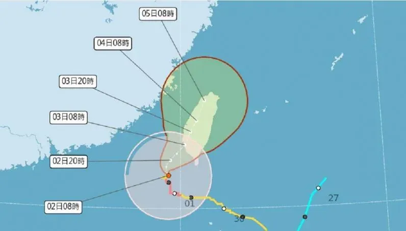 白放一天？北部宣布颱風假後「下修風力預測」　氣象署火速回應了