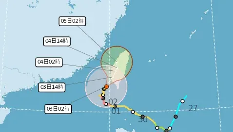 暴雨炸2縣市下到發紫！山陀兒今午前登陸「明變熱帶低壓」　雨勢趨緩時間曝