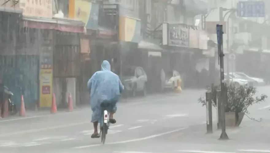 北北基宜小心！豪大雨轟炸　12級強陣風警戒範圍曝