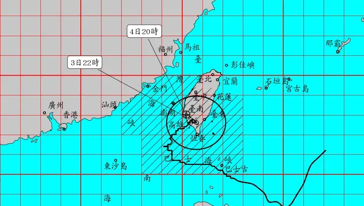 山陀兒逗留南台灣「倒退嚕」！4縣市雷雨開炸　明晨16縣市防豪雨