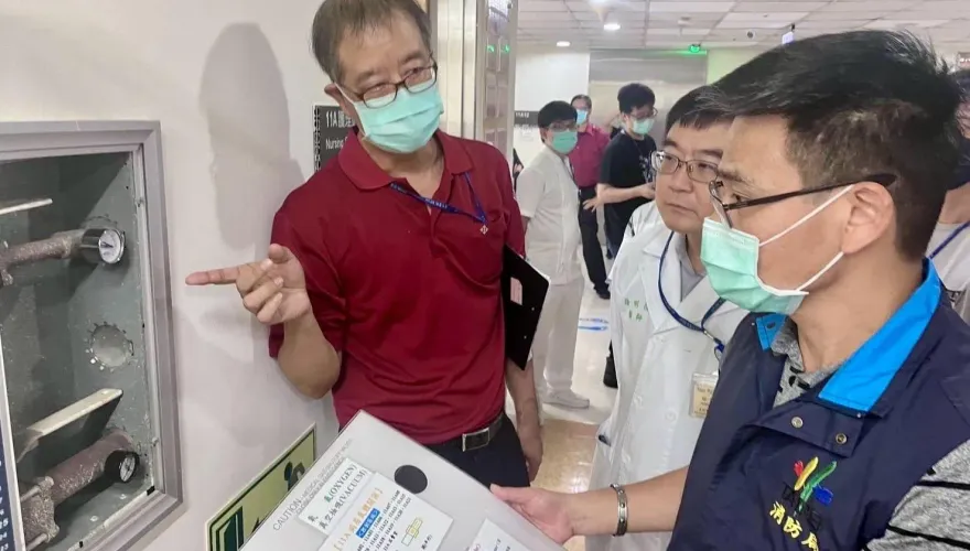 避免醫院火災憾事發生　北市消防局抽查台大醫院救災設備