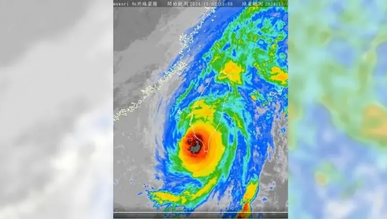 山陀兒「最後身影」曝...高屏上空魂飛魄散！氣象署：慶幸沒以最強姿態登台