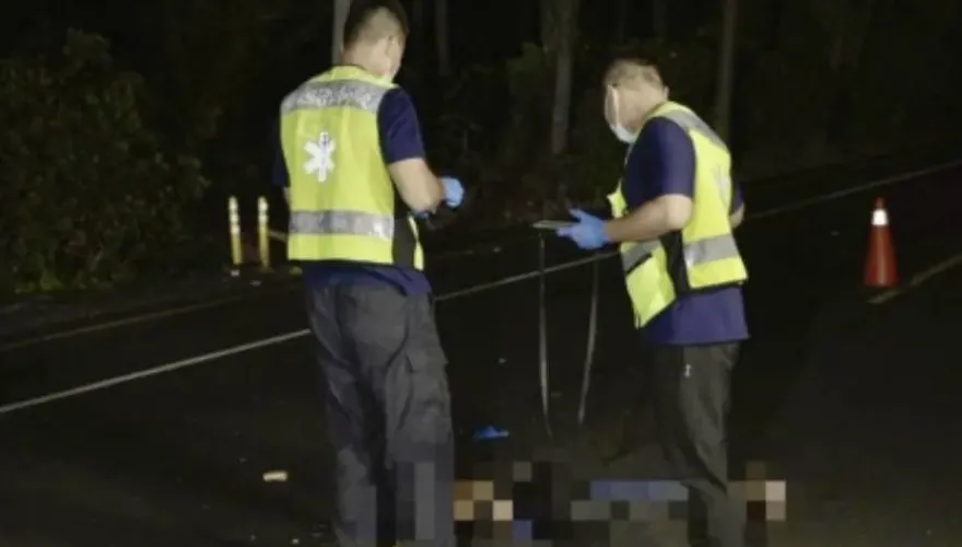 快訊/近距離殘酷畫面曝！台東死亡車禍男子遭輾「腦組織臟器外露屍塊散落」