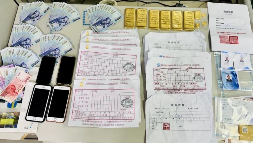 2可疑男提6KG千萬黃金遭攔查　警識破車手身分及時阻詐物歸原主