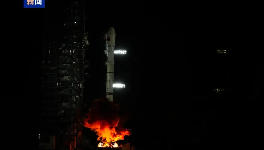 影/陸長征三號乙火箭順利送衛星上太空　經我ADIZ國防部緊急回應了