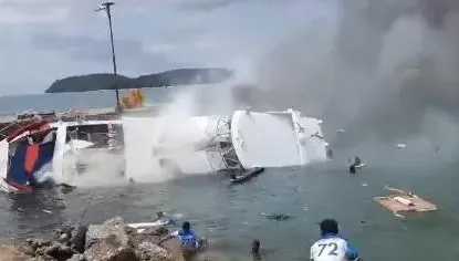 影/印尼快艇爆炸釀6死！北摩鹿加省候選人班尼確認罹難