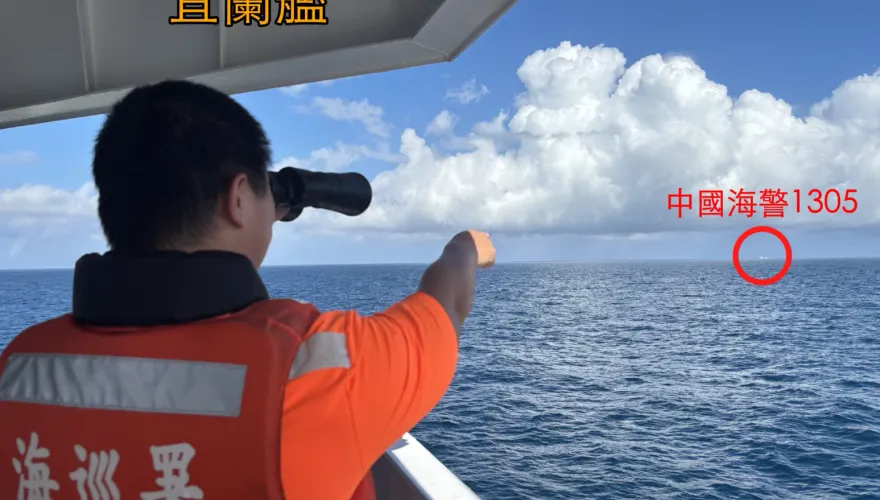 影/大陸海警聲稱進入馬祖「執法」　海巡署驅離畫面曝光