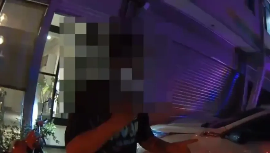 影/苗栗酒駕女撞死茶行老闆！肇事還開嗆拒酒測遭上銬　警一查有酒駕前科