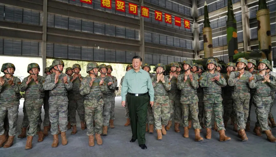 習近平視察火箭軍時間點藏玄機？分析：安定軍心與震懾美國台獨