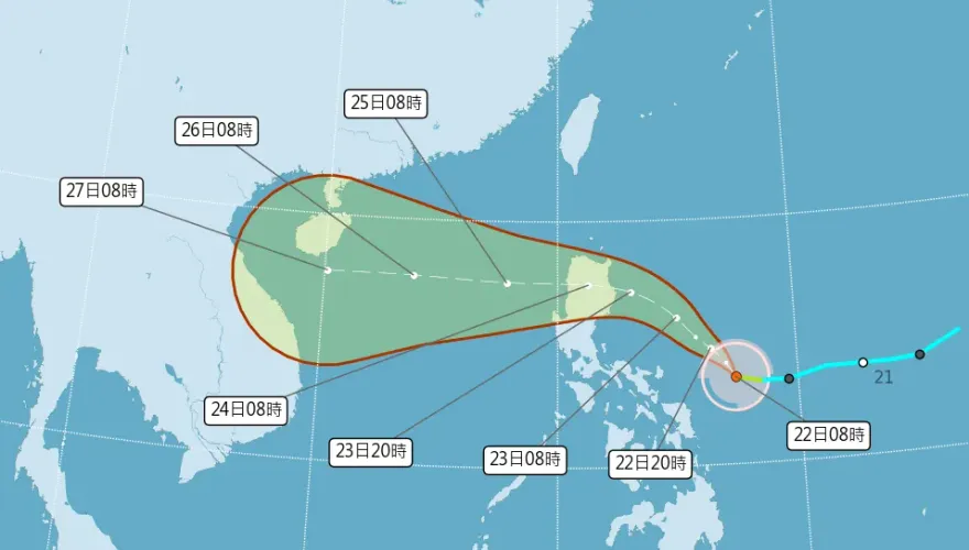 潭美颱風恐灌爆北東！連2天豪雨來襲　共伴效應不可輕忽