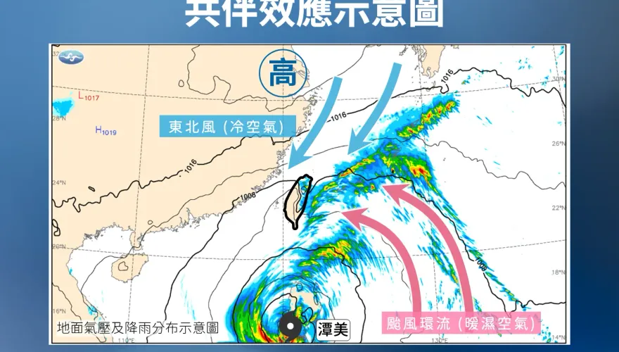 放假有望？共伴效應引雨彈炸裂　宜蘭24日雨量「達停班停課標準」