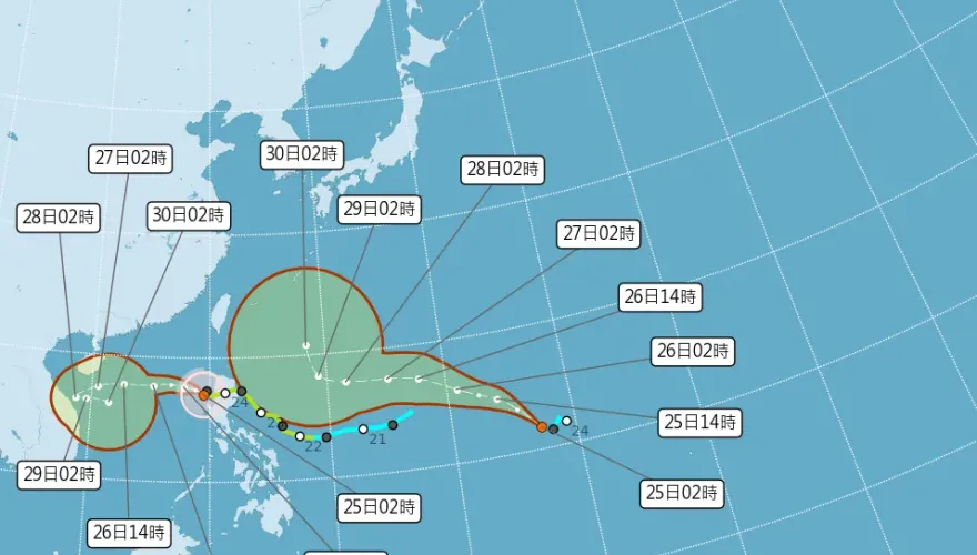 4縣市超大豪雨強襲！準康芮恐牽引潭美　下波好天氣逐漸明朗
