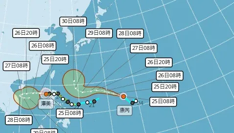雙颱共舞！康芮颱風生成　最新路徑曝光