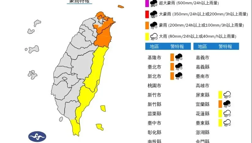 快訊/氣象署將解除「豪雨事件加強作業」！豪大雨仍狂炸7地　注意強陣風
