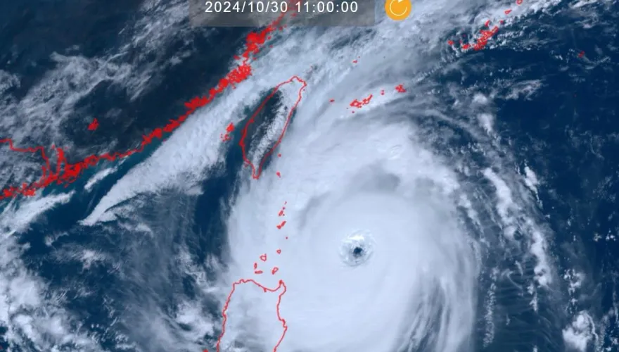 不斷更新/康芮重磅直撲！22縣市都宣布了　10/31停班停課一次看