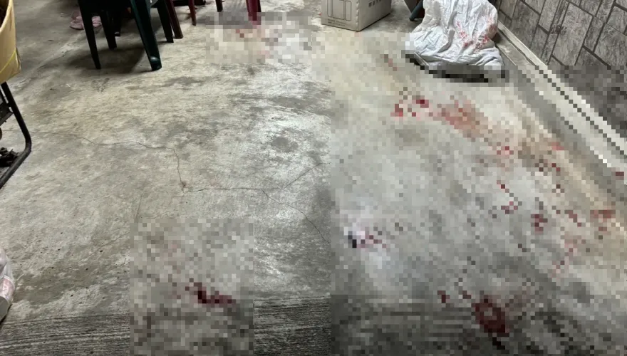 影/離婚分產談不攏！花蓮莽男番刀砍前妻兒　「3刀正中頭、背」地上全是血