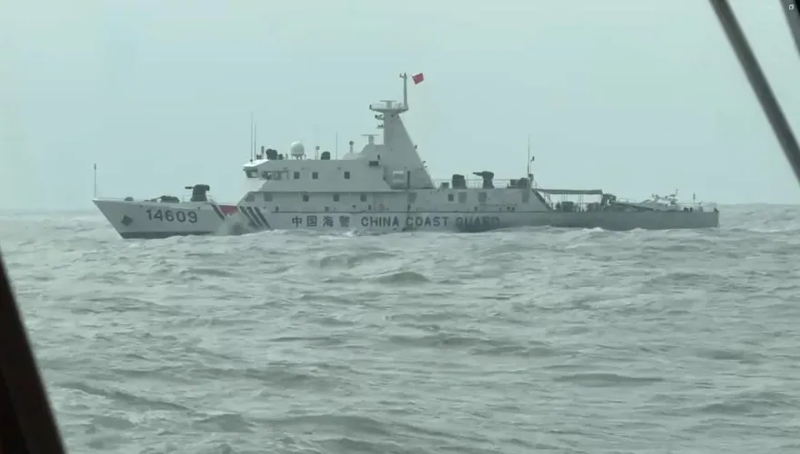 影/大陸啟動「大風召回」防颱警報　海警船仍連3天侵擾金門限制水域