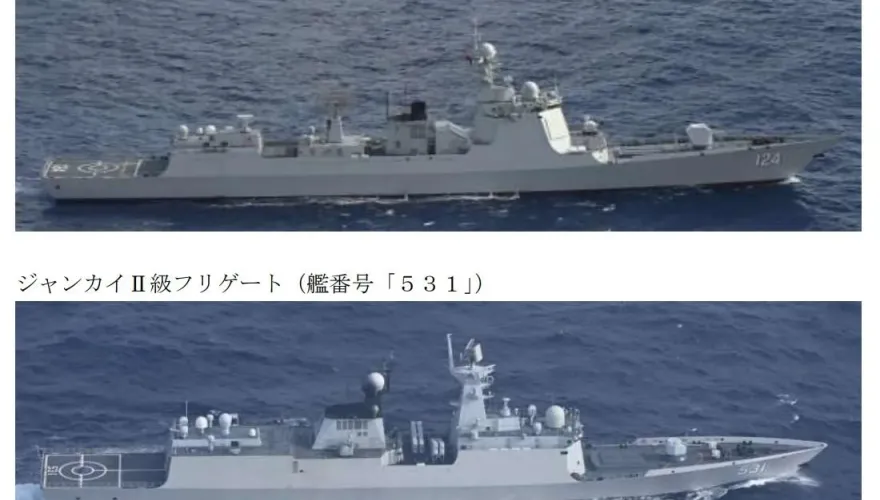 康芮颱風前腳剛走　日本自衛隊宮古島海域偵獲大陸作戰艦艇