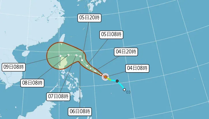 銀杏颱風＋東北季風！恐發生「共伴效應」　11/8起影響台灣