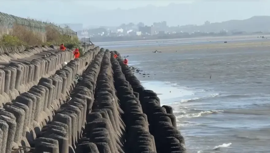 突遇漲潮！新竹老翁挖蛤蜊遭海浪捲走　消防海巡全力搜救中