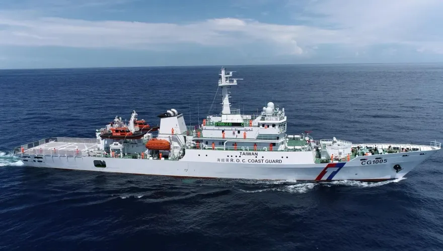 影/第3艘新造1000噸級巡防艦　海巡署舉行連江號交艦典禮