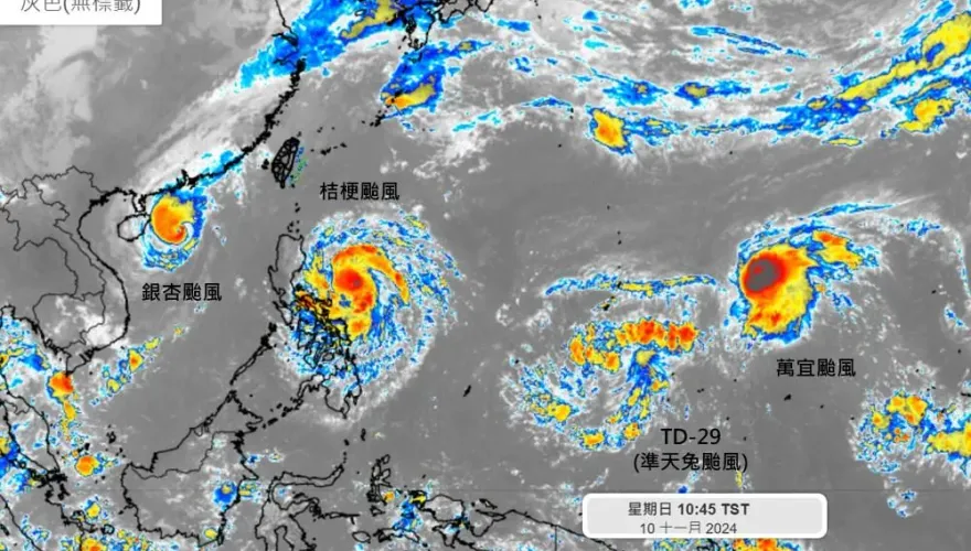 不叫烏薩奇颱風啦！專家驚估「24小時4颱並立」　天兔對台威脅最大
