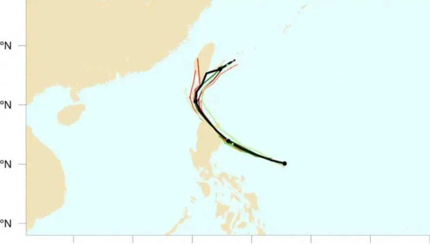 最新AI路徑出爐！天兔「開眼了」風雨最強時段曝　若發陸警將創1紀錄