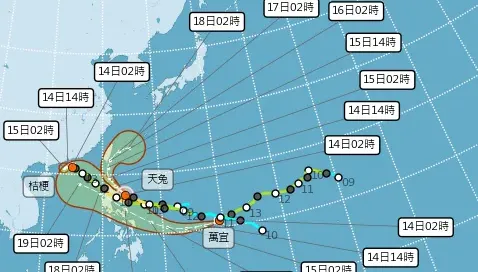 天兔怎走今變數最大！專家：有望更靠台灣　預告「極渦下衝」降至15度