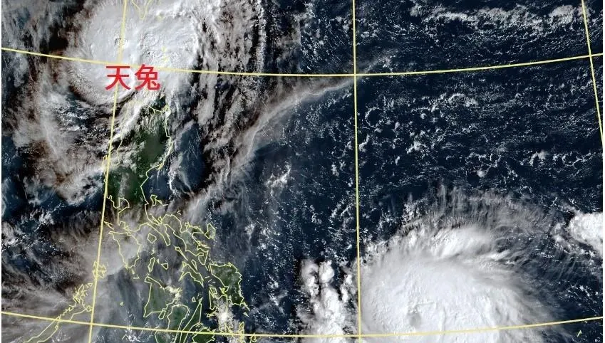 雙颱共存！天兔環流重整中　鄭明典：登陸後不一定往東路走