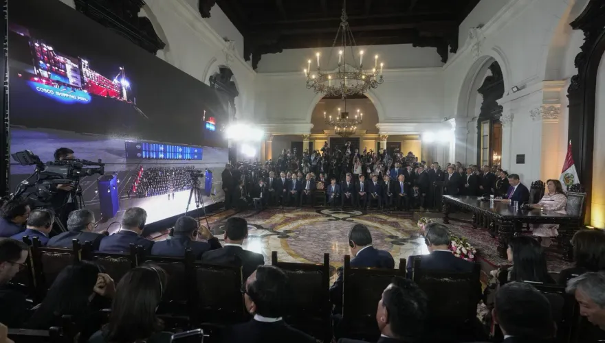 影/習近平與秘魯總統見證錢凱港開港　料創造逾千億收入8千就業機會