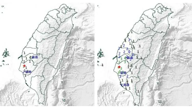 台南麻豆連2震！不是403餘震　專家：未來50年地震規模逾7機率僅1%