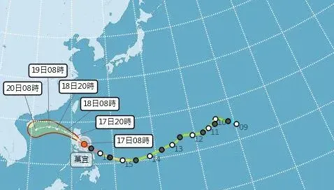 2024風王登場！萬宜轉強颱　北東迎豪雨強風「下探19度」