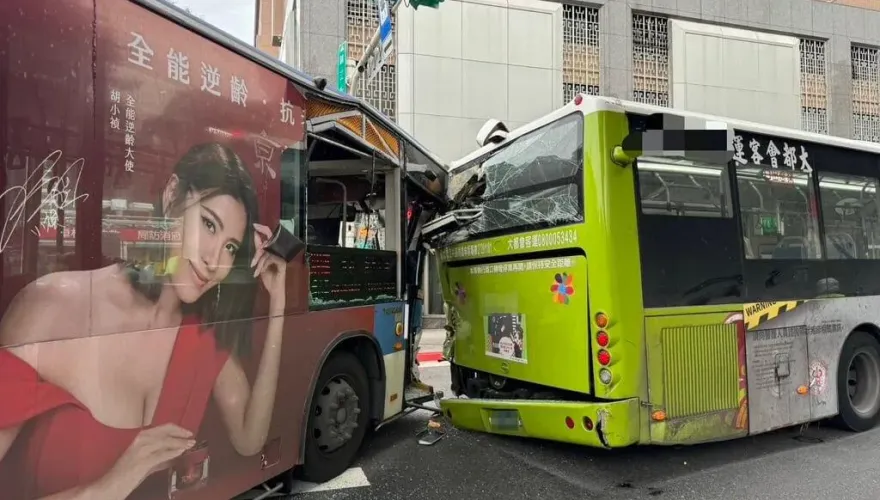 北市「公車撞公車」釀1死15傷　2駕駛「過失致死」移送北檢