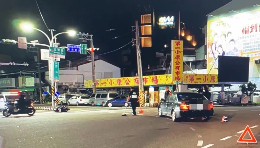台南死亡車禍！21歲男騎士遇左轉車急煞失控　噴飛重摔亡