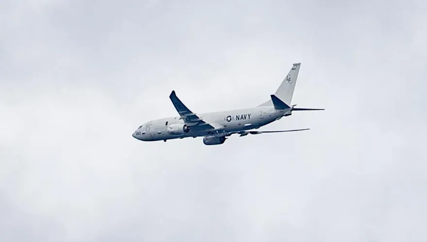美軍「P-8A」海神式巡邏機26日飛越台海　外媒：為激怒北京