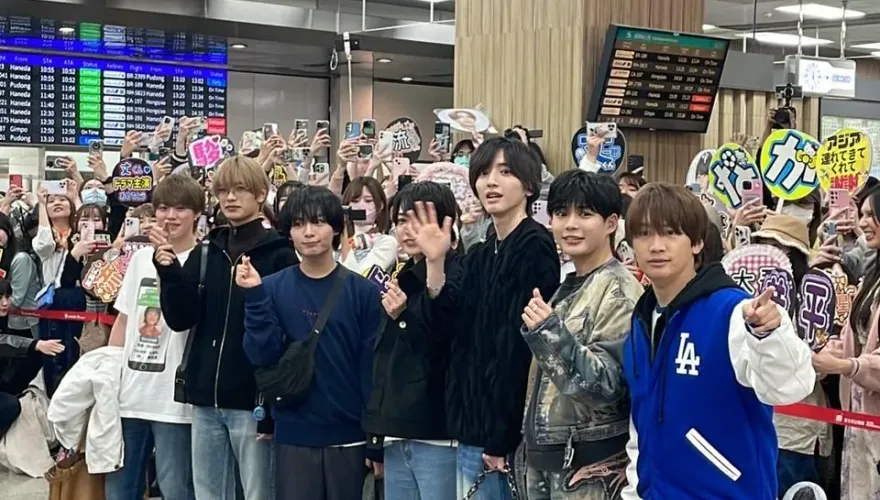 浪花男子粉絲為接機18小時未闔眼　成員高橋首次出國獻台灣！