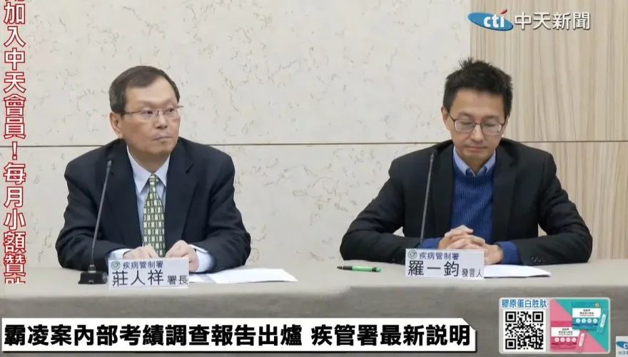 開鍘了！疾管署「土皇帝」霸凌調查屬實　記過兩次、調非主管職務
