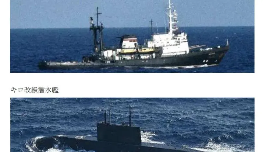 台灣東側外海現蹤　俄國改良基洛級潛艦浮航沖繩海域