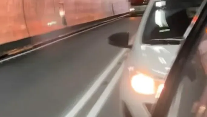 影/雪隧逼車狂魔！閃遠燈、猛按喇叭　可重罰3萬6