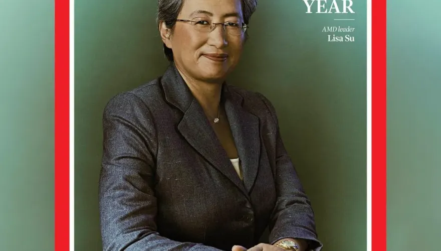 AI代表性人物！蘇姿丰獲「時代雜誌」評選為2024年度最佳CEO